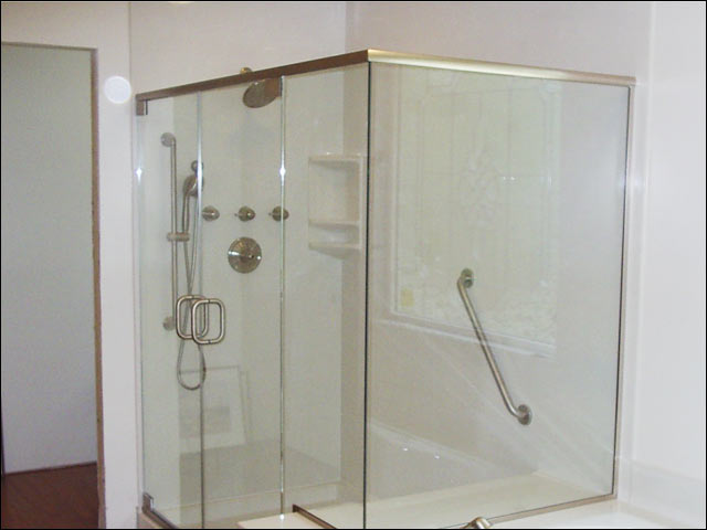 heavy glass shower enclosure installation - gloucester va